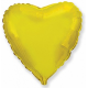 Сердце золотой металлик 45 см.